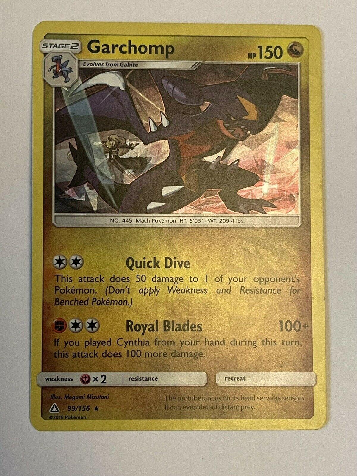 Ultra Prism Garchomp [Cracked-Ice] Pokémon card